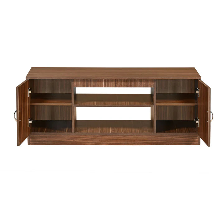 Wooden TV Wall Cabinet with Stylish finish, and Durable Design for Contemporary Living Room Décor