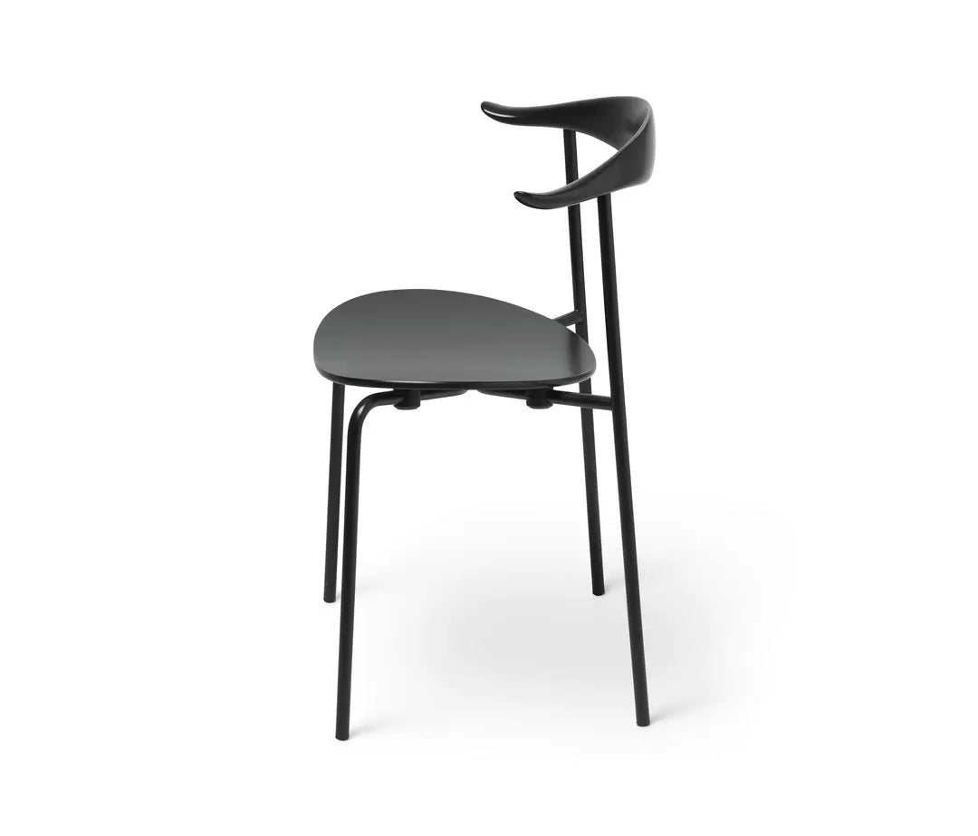 Mid-Century Modern Dining Chair - Sleek Wood & Metal Design for Contemporary Home Furniture