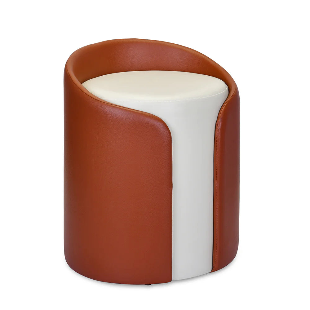 Ottoman For Home with Premium Round, Elegant Seating, Compact & Decorative Accent Piece