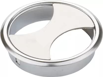Computer Wire Organizer & Cord Management Solution Desk Cable Hole Cover 3 inch aluminum coting