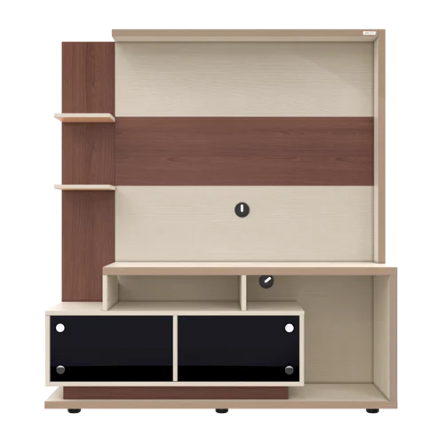 Wooden TV Wall Cabinet with Versatile Storage for Stylish Entertainment Units