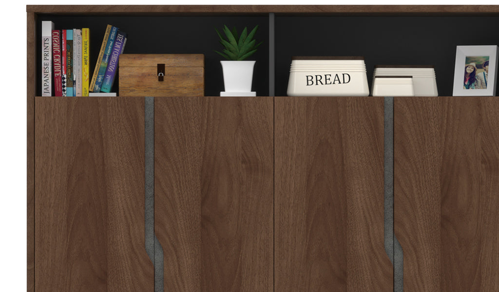 Wooden Office Storage Cabinet with Locking System & Stylish Finish for Corporate