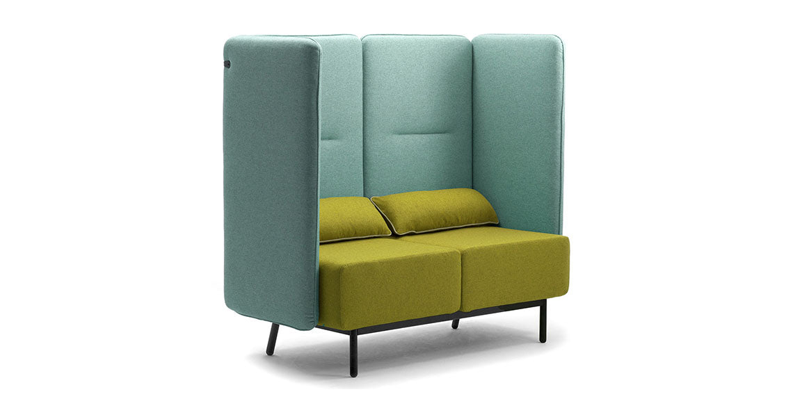 3 Seater Office Sofa Modern Office Sofa with Comfort for Reception or Workspace and Premium Suede Upholstery.