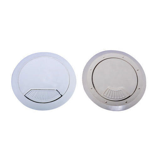 কম্পিউটার ওয়্যার অর্গানাইজার এবং কর্ড ম্যানেজমেন্ট সলিউশন ডেস্ক কেবল হোল কভার ৩ ইঞ্চি অ্যালুমিনিয়াম কোটিং 