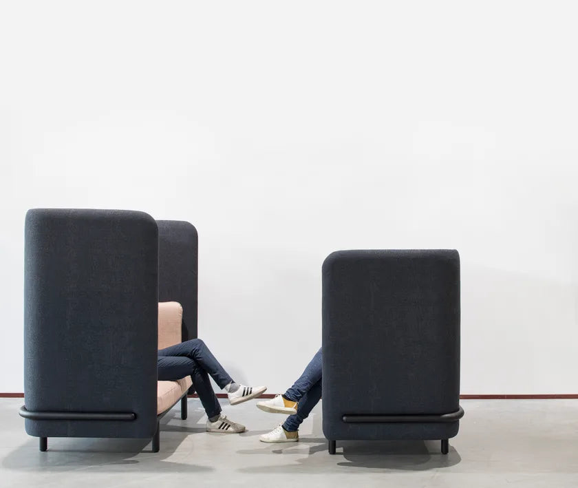 3 Seater Office Sofa for Office Zone and Premium Sofa with Elegant High-Back Sofa Solution