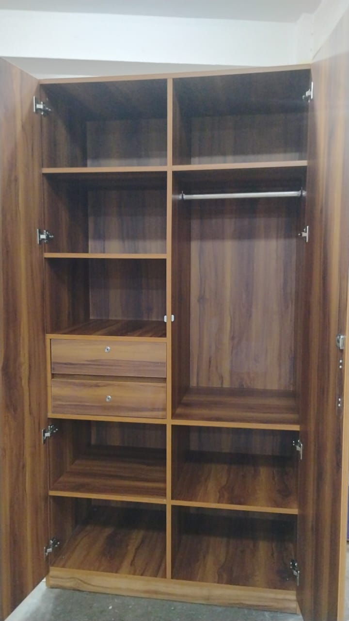 Wooden Wardrobe in 2/3 Door Options