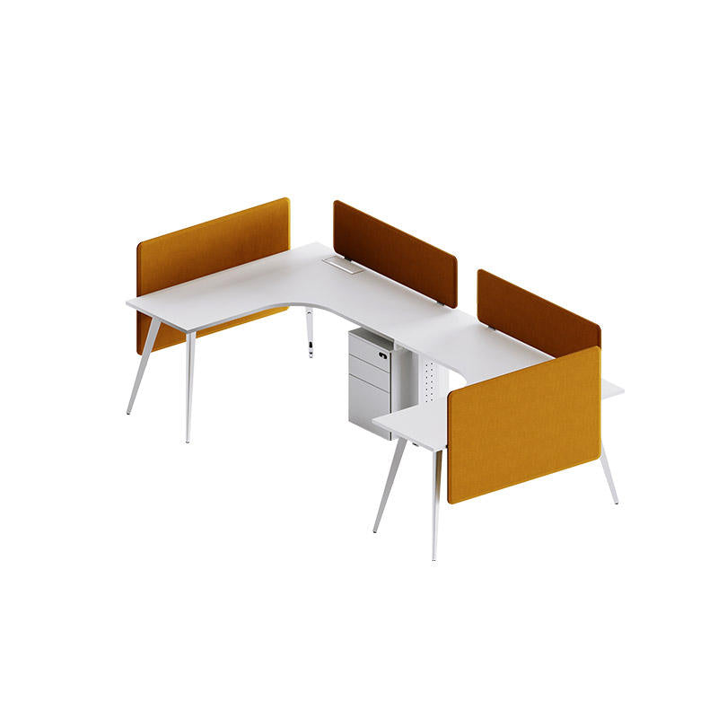 Modular Office Desk 6 Person Workstation Office Partition 4 Seat Office Workstation