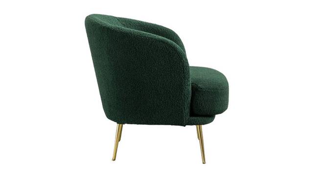 Lounge Chair For Living Room ,Comfortable Seating Modern Design Made in High Quality Ply Upholstery Velvet and Teak Wood Legs With wooden Polish -Green