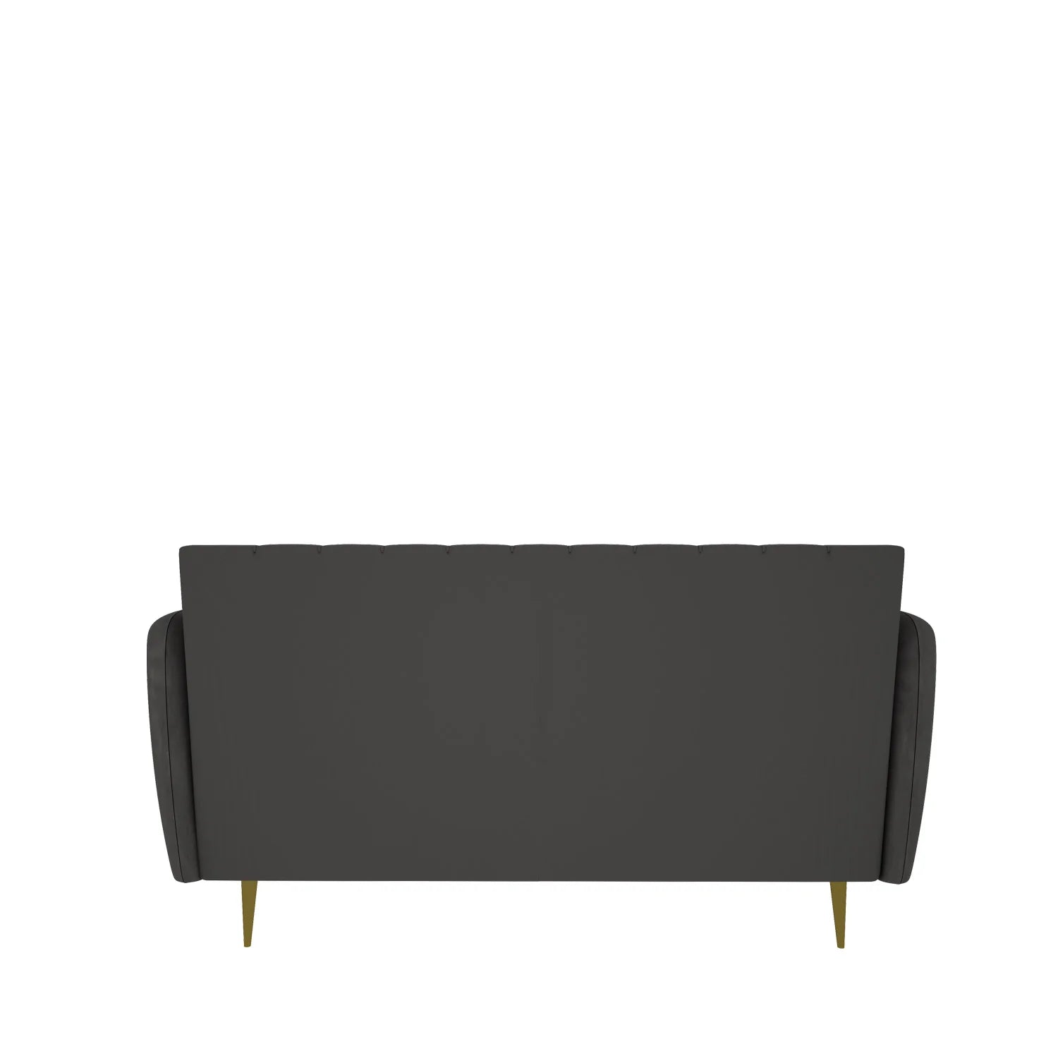 2 Seater Sofa Velvet Fabric Structure with Solid Wood Frame And Metal Legs Base -