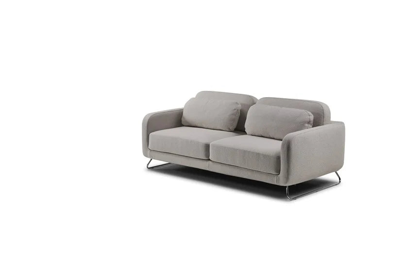 2 Seater Sofa with Metal Legs -