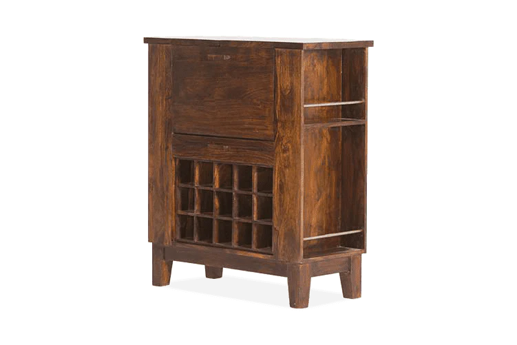 Wooden Bar Storage Cabinet Organizer and Premium Touch & Durability