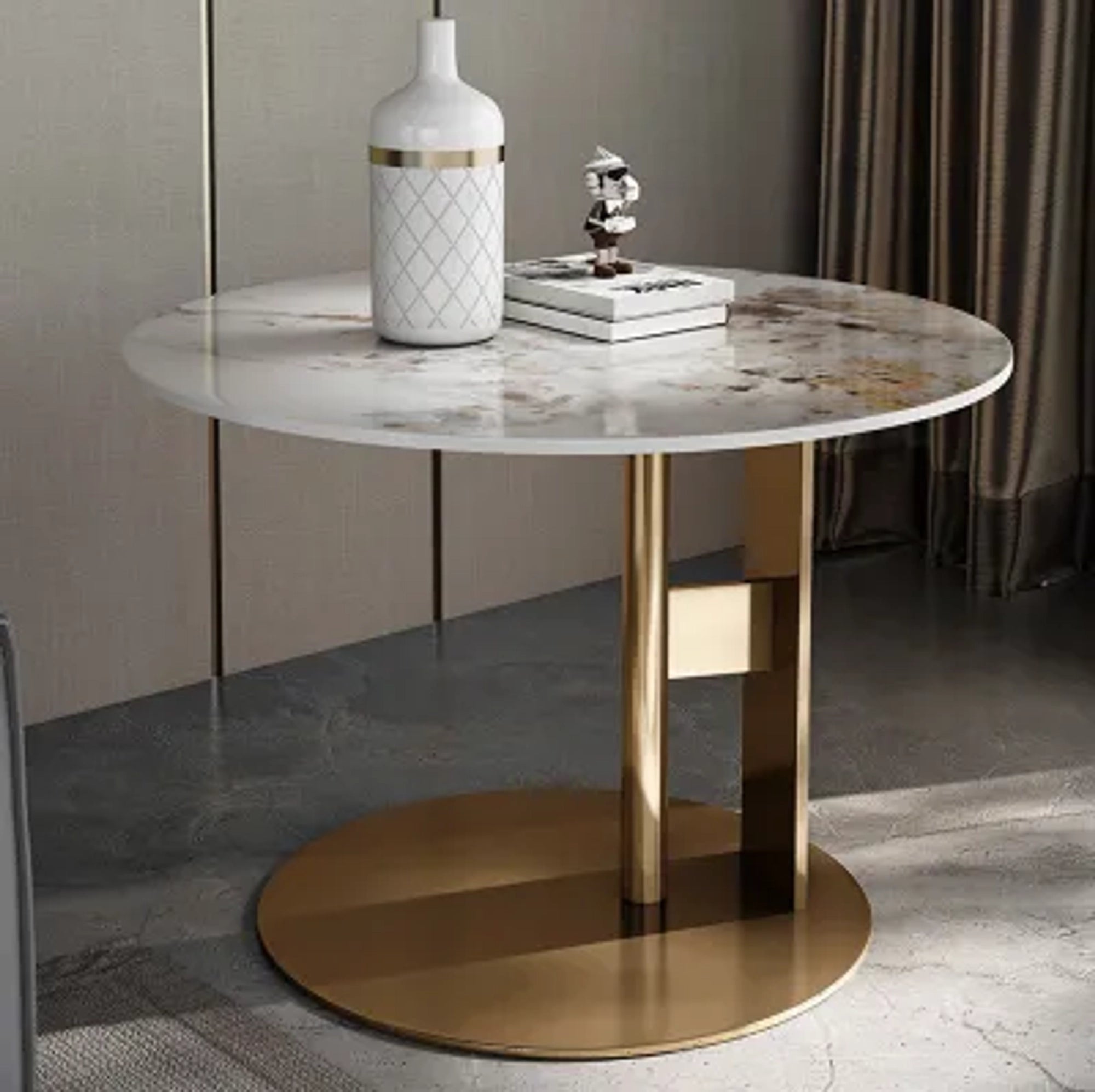 Center Table Featuring Minimal Design with Elegant Geometry Suitable for Compact and Spacious Living Areas