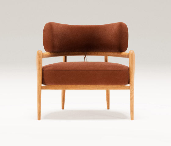 Lounge Chair for Home Furniture Made in Teak wood Frame and Armrest with High Density Foam Premium Quality