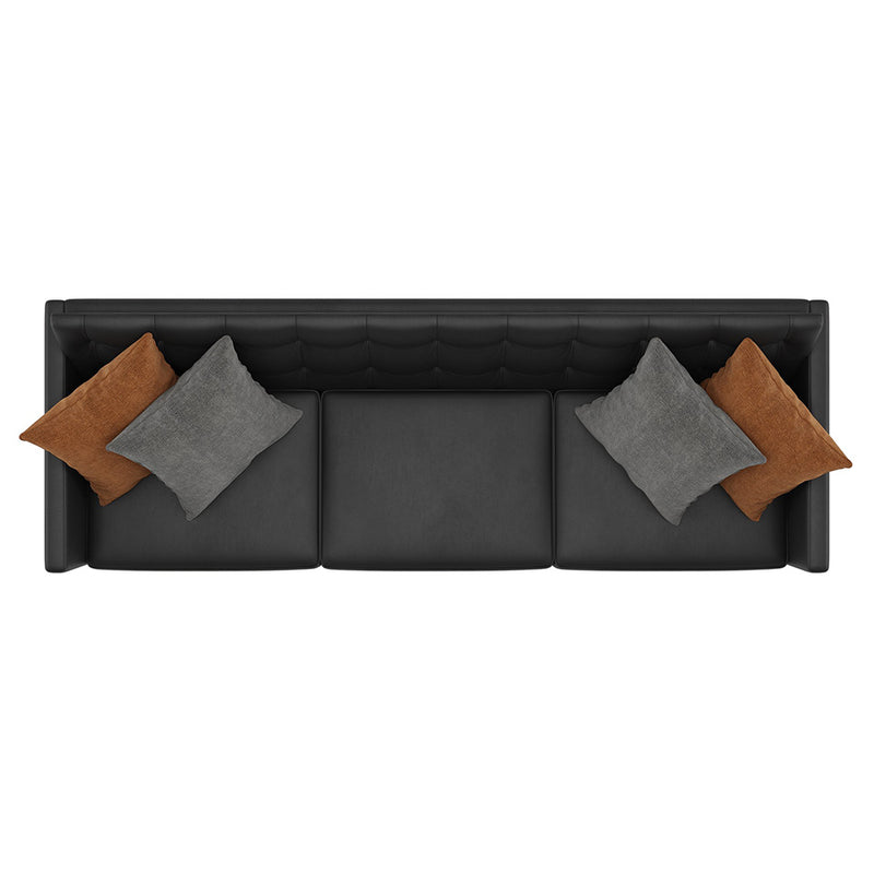 Leatherette Upholstery with Metal frame Sofa