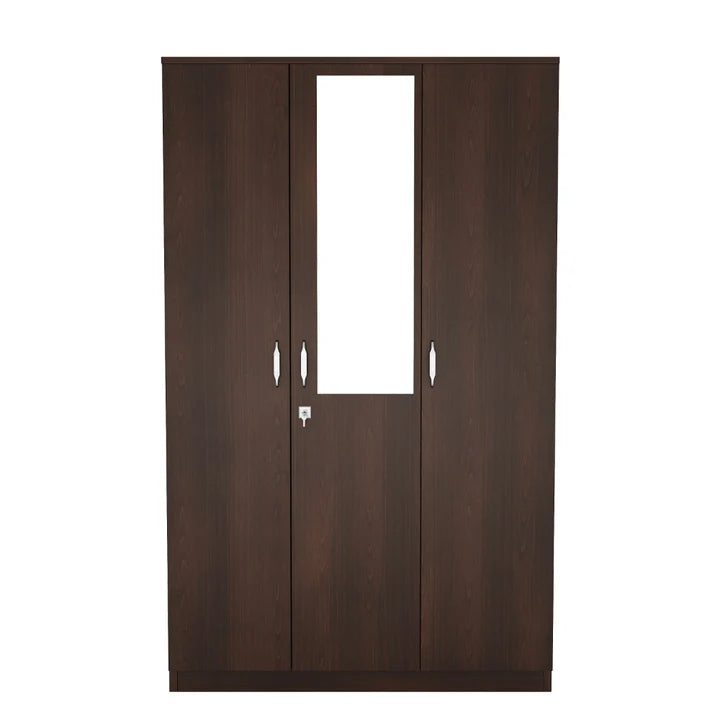 Wardrobe for Home Furniture – Modern Wooden Almirah for Home Interiors with Mirror