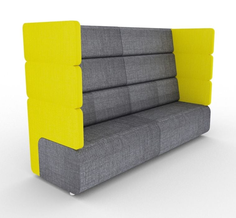 3 Seater Office Sofa For Office and Stylish & Functional High-Back Sofa for Office Comfort.