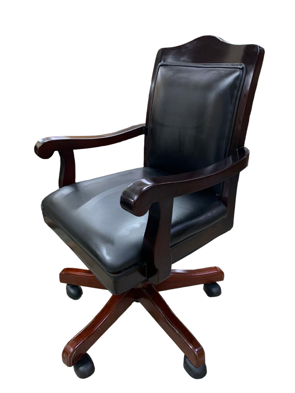 Director Chair for Royal office Furniture Luxury Premium Leatherette with Hand-carving Wooden