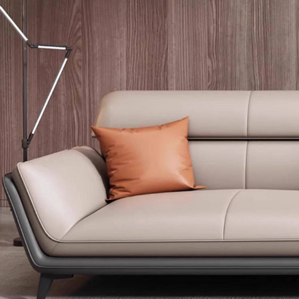 3-Seater Sofa Premium For Home Furniture Upholstery Leatherette Fabric and Premium Quality Fabric and Top Quality Wood For Living Room