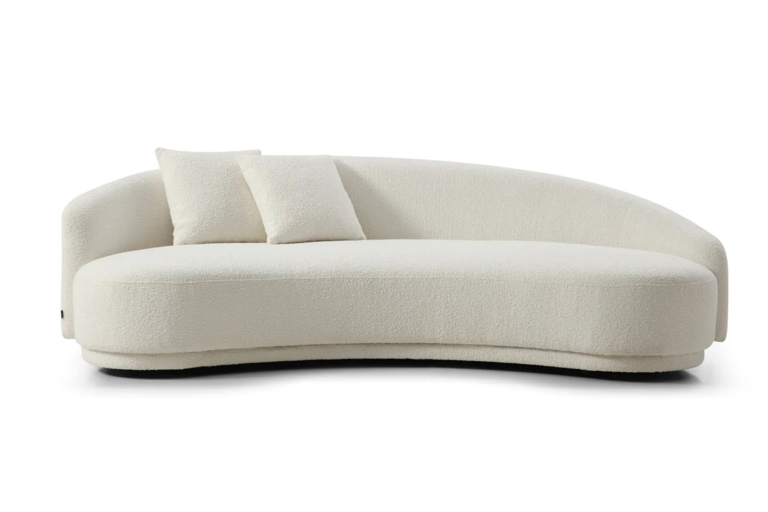 3-Seater Italian Sofa for Home Furniture with Boucle Upholstery, Luxury Finish for Living Spaces