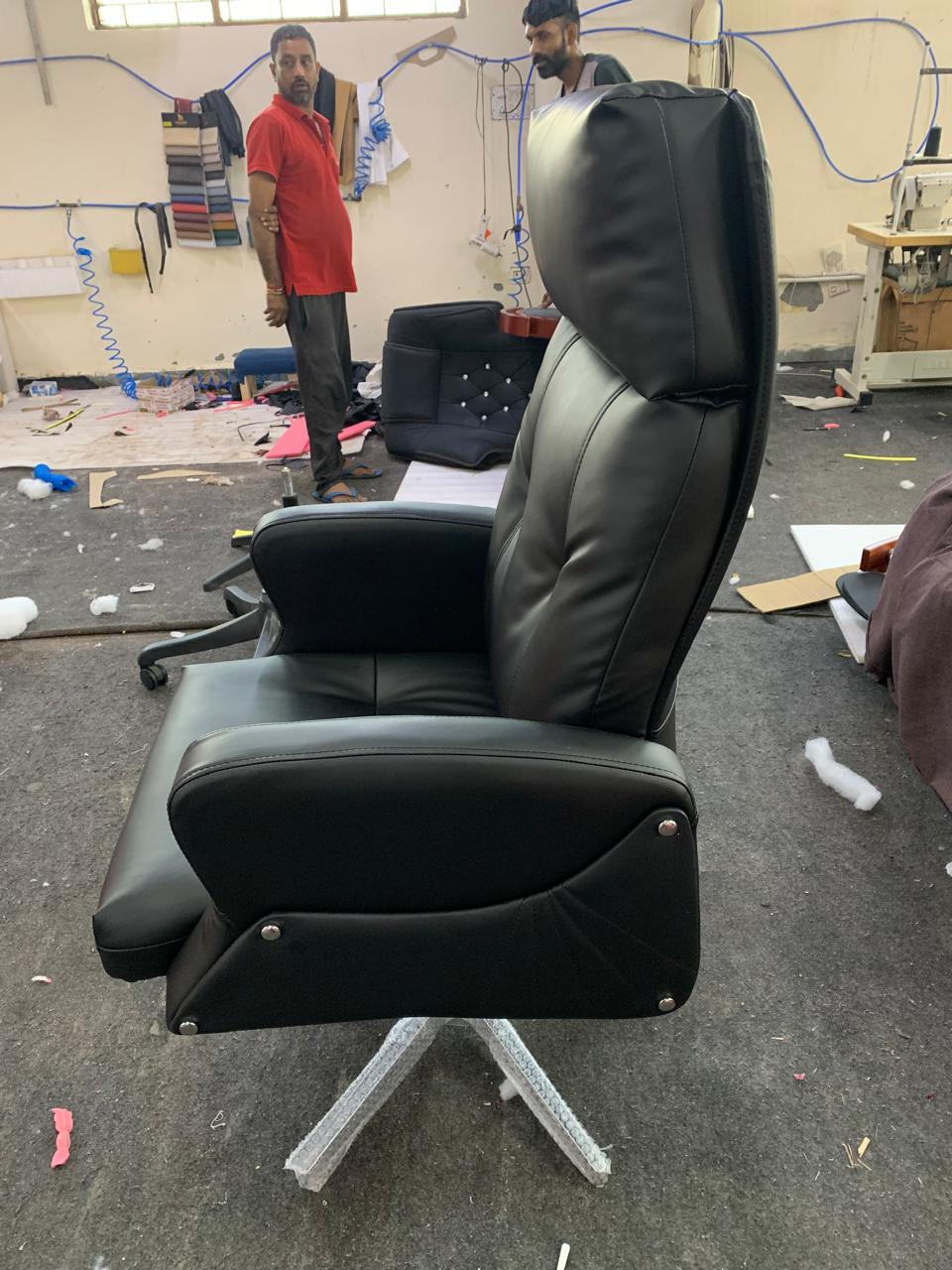 Director and Executive Chair High Back Faux Leather, Comfortable Seat Swivel Chair Revolving and Recliner Chair