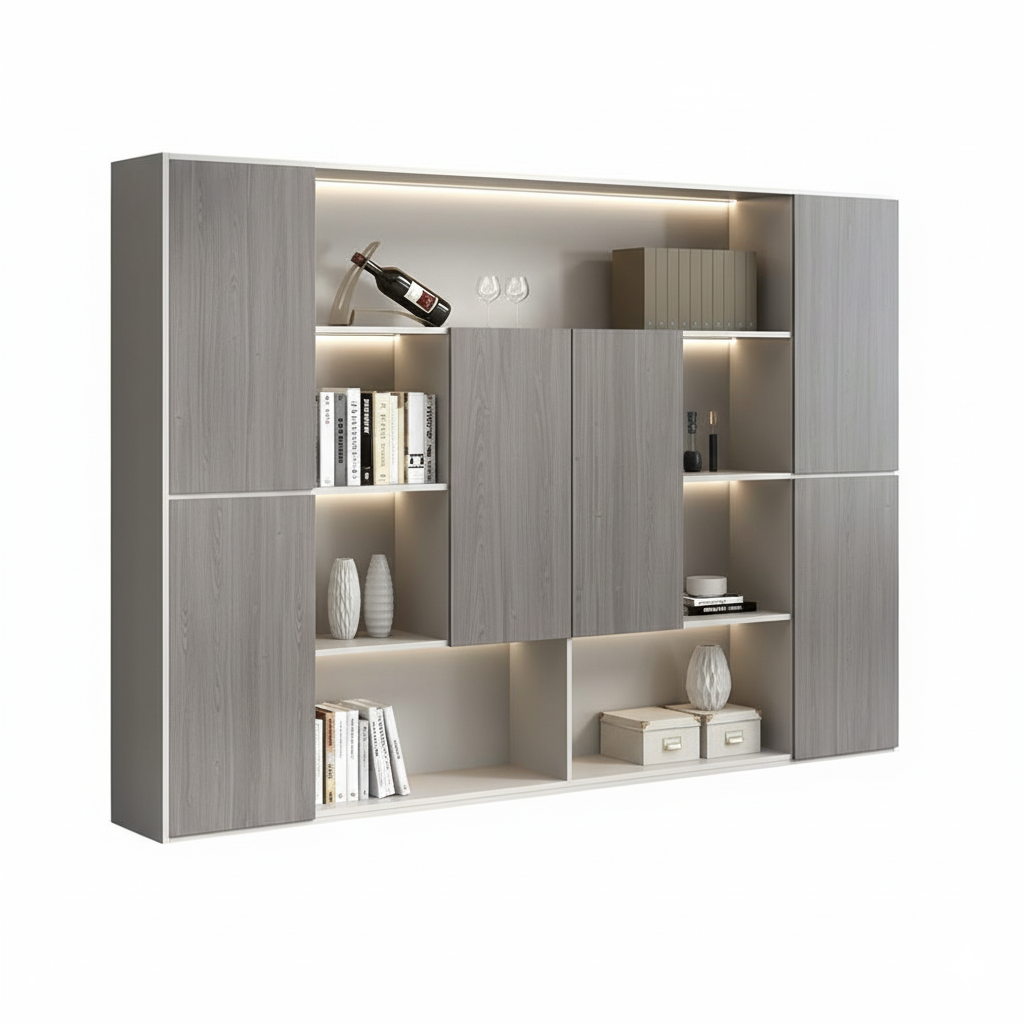 Wooden Office Storage Cabinet with Office Look, and Durable Design for Corporate Area