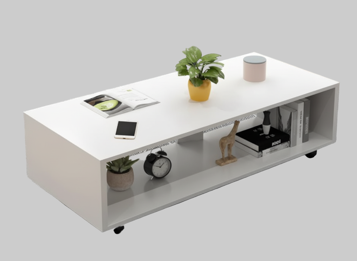 মেটাল ফ্রেম বেস গ্লাস সেন্টার টেবিল