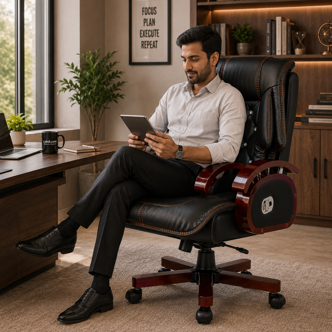 Executive Chair Seated View