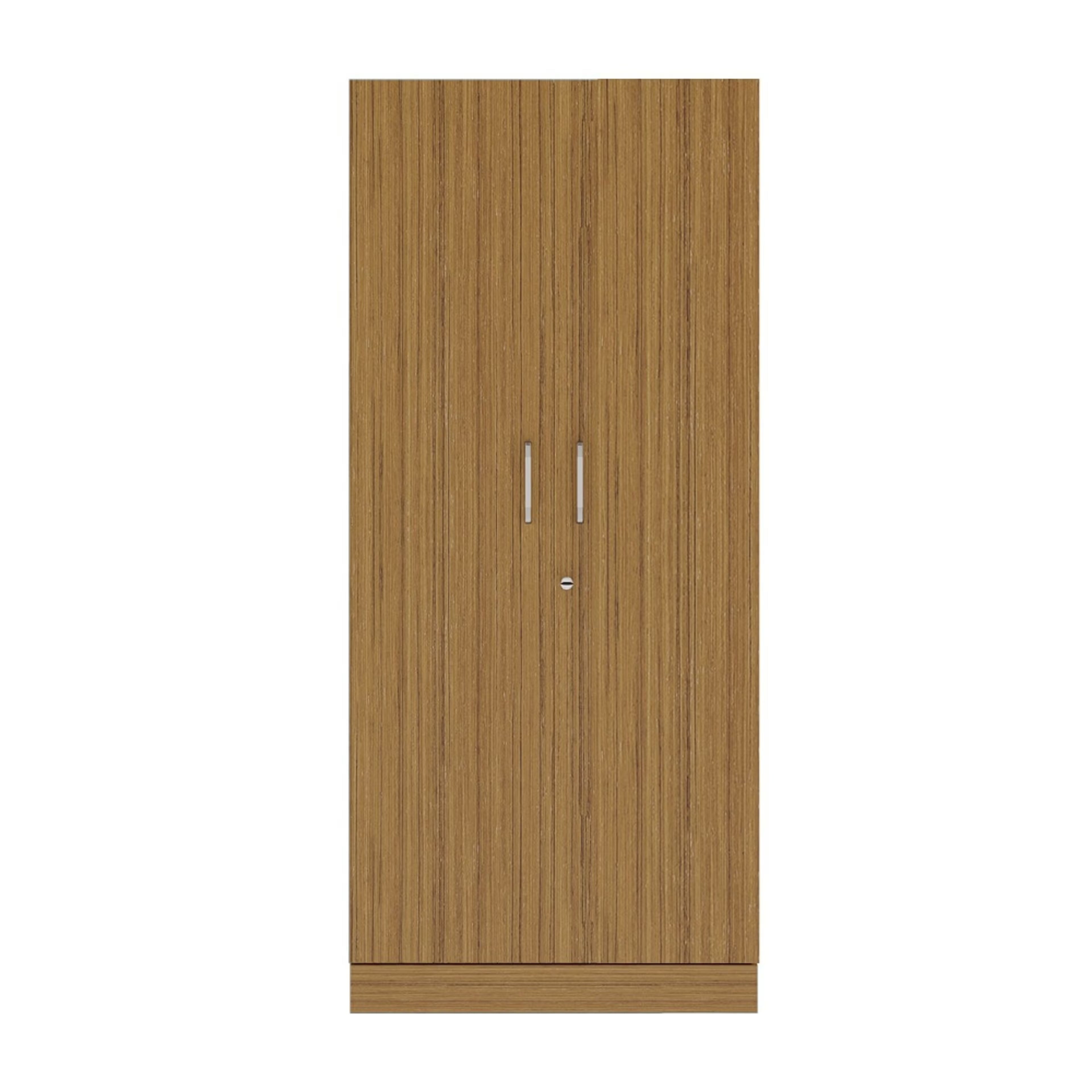 Wardrobe for Home Furniture with Particle Board 2 Door, 1 Drawer and 1 Hanging Space