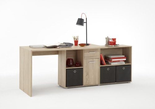 Executive Table with Drawer Pedestal & Openable shutter