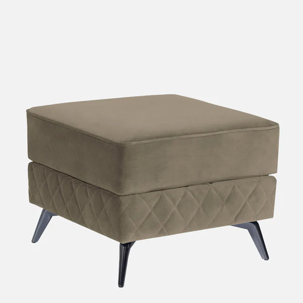 Ottoman Plouffe's For Home Furniture Foot Rest Premium And Durable Design Comfortable Seating for Living Room & Bedroom -Brown