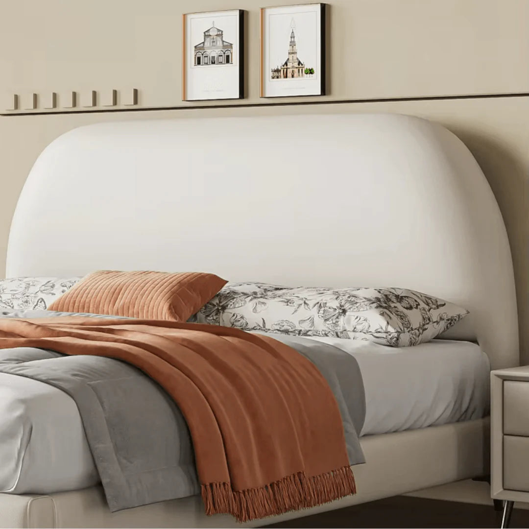 Modern Upholstered Bed – Soft Fabric, Solid Wood &amp; Engineered Frame, Luxurious Bedrooms