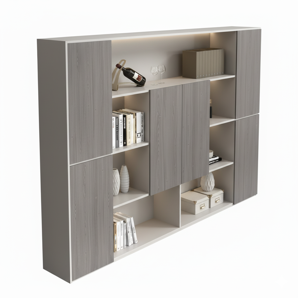 Wooden Office Storage Cabinet with Office Look, and Durable Design for Corporate Area