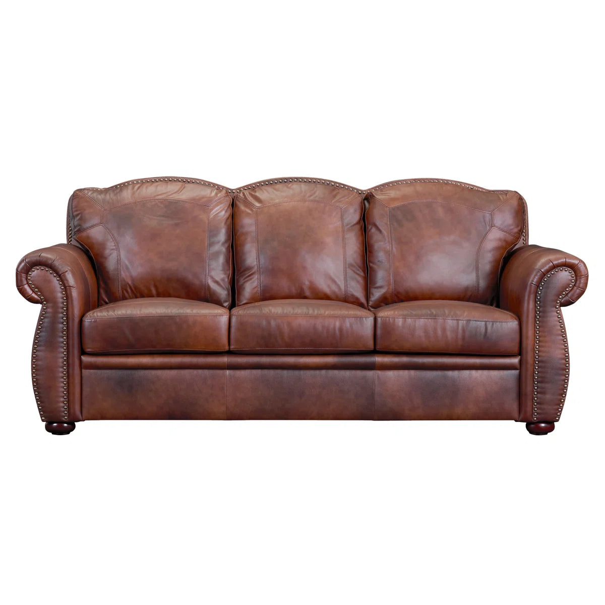 3 Seater&nbsp;Sofa For Home Furniture, Upholstery Pu leatherette Premium and Durable Design For Living Room and Office- Brown