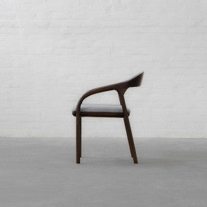 Modern Solid Wood Dining Chair with Upholstered Seat - Elegant & Comfortable Home Furniture
