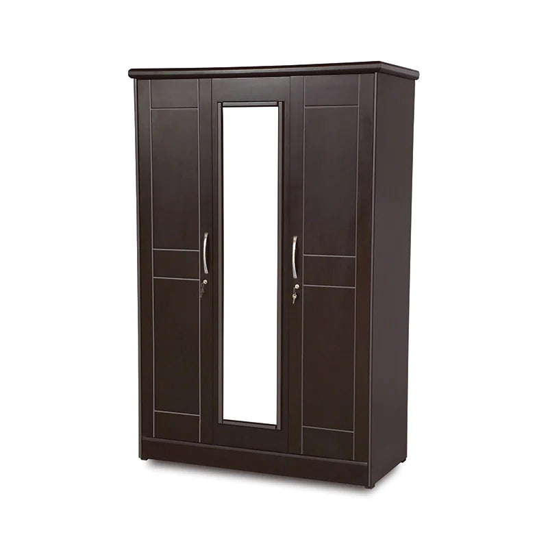 Wardrobe for Home 3-Door Sleek Modern Design, Contemporary Doors and Elegant Storage Solutions