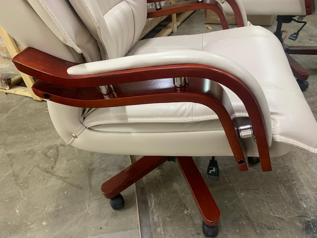 High Back Office Chair Leatherette Base