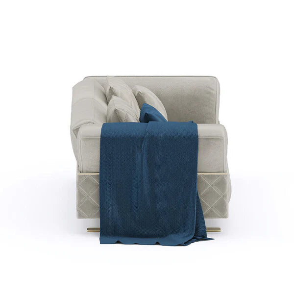 3-Seater office sofa designed for office or reception use, featuring soft velvet fabric, exceptional comfort, and high-quality construction.