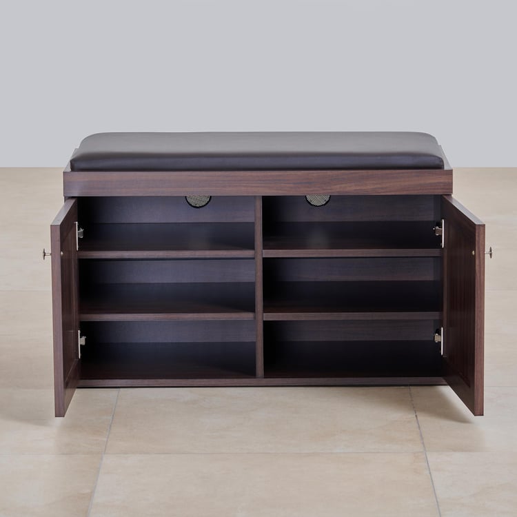 Wooden Shoes Storage Cabinet with Premium Shelves, Contemporary Shoe Cabinet with Premium Finish