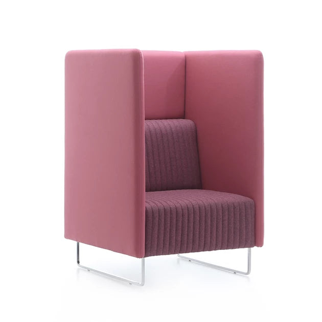 1 Seater Office Sofa for Office Zone and Elegant Sofa with High Back for Designated Office Areas.