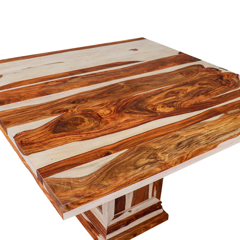 Solid Wood Four Seater Dining Set
