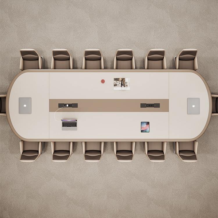 Conference and Meeting Table for Office Furniture with Modular Furniture Design, Ideal for Large Offices