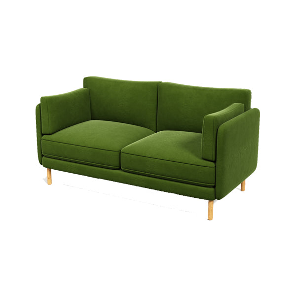 3 Seater Sofa For Home Furniture Upholstery Fabric Modern & Durable Design For Living Room -Green