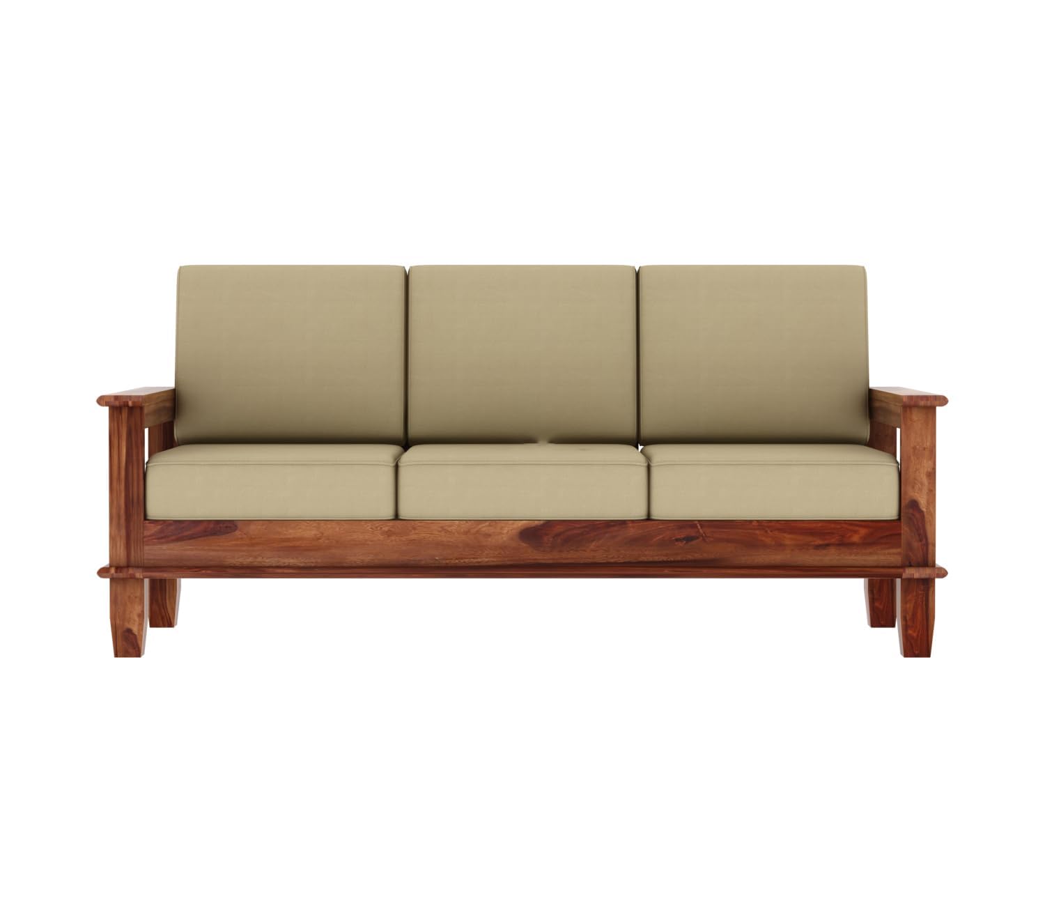 3 Seater Sofa For Home and furniture&nbsp; Upholstery Fabric Modern and Durable Design for Living Room – Brown and Beige
