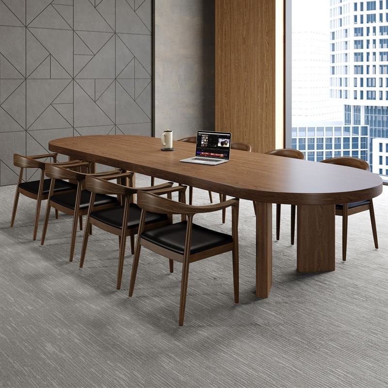 Conference and Meeting Table for Office Furniture & Durable Wooden Finish, Modern Aesthetics