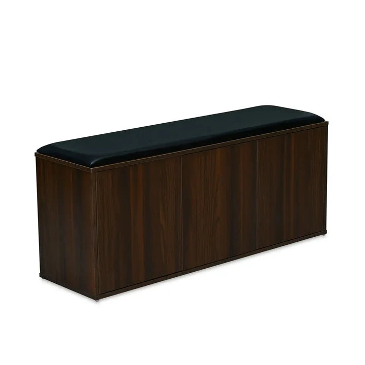 Wooden Storage Cabinet with Multi-Purpose Shoes Storage, Silent-Close Doors for Modern Homes
