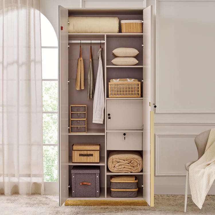 Wardrobe for Home 2-Door Premium Space-Saving Ultra-Premium Aesthetic and Functional Storage
