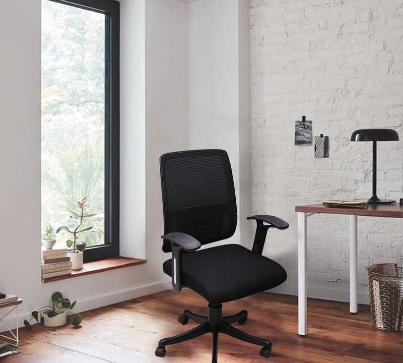 The Medium Back Office Executive Chair with Height Adjustable Nylon Base
