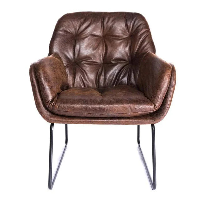 Lounge Chair For Home Furniture and soft Seating & Metal legs Durable for High Quality