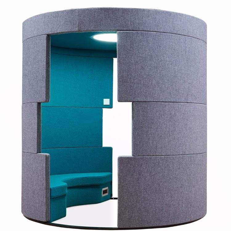 Round Modern Corporate Office Sofa Engineered for Long-Term Comfort and Styled to Match the Elegance of Contemporary Professional Environments