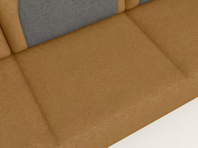 3 Seater sofa Modern Design and Upholstery fabric Durable & Comfortable Padded Perfect for living Room
